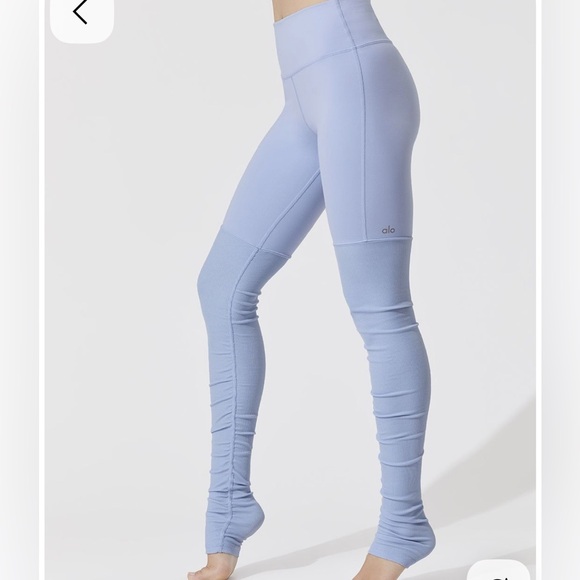 ALO Yoga Light Blue Leggings - Picture 1 of 6